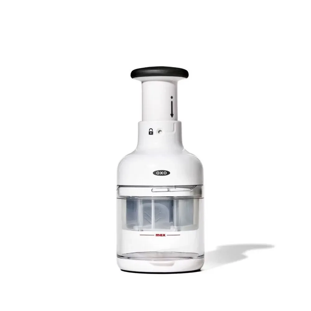 OXO Food Chopper White: Manual Vegetable & Onion Chopper Dicer